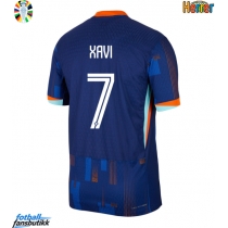 Nederland Xavi Simons #7 Bortedrakt EM 2024 Kortermet